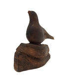Special Old Burl Carved Bird