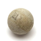 Late 19th C. Very Rare Engraved Clay 21 Pocket Billiards Ball