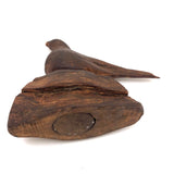 Special Old Burl Carved Bird