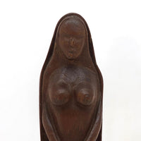 Small Carved Veiled Nude