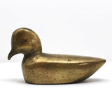 Mid-Century Brass Duck #2