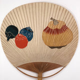 Japanese Vintage Uchiwa Fan, Presumed by Keisuke Serizawa