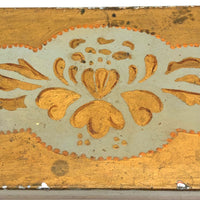 Gold Tole Painted Tin Box - for Business (or Calling!) Cards