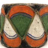 Beautiful Small Native Am. Drum, Presumed Cochiti Pueblo, Earlyish 20th C.