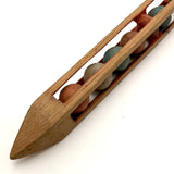 Charming Old Carved, Painted Whimsy with Linked Balls in Cages