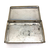 Gold Tole Painted Tin Box - for Business (or Calling!) Cards