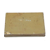 Gold Tole Painted Tin Box - for Business (or Calling!) Cards