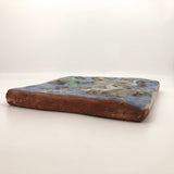 Persian Qajar Ceramic Tile with Hunter on Horse
