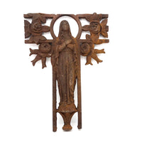 Marvelous Antique French Ironwork Madonna