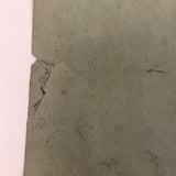 Ink Painting of Man in Partial Profile on Green Paper