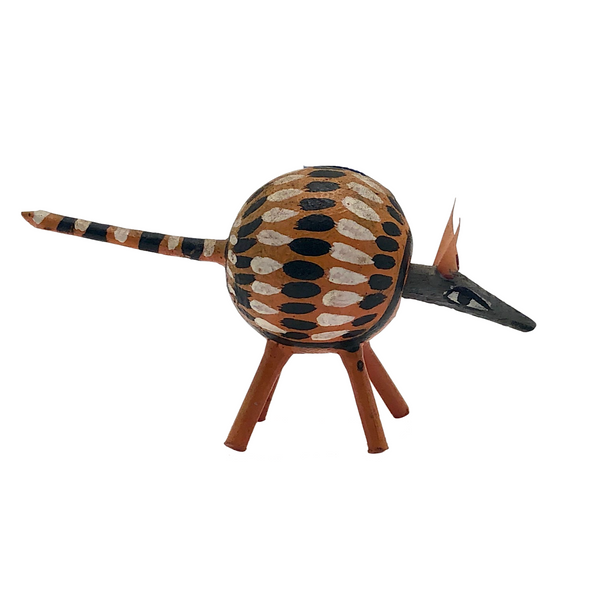Mexican Folk Art Bobble Head Armadillo Alebrijes