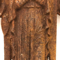 Marvelous Antique French Ironwork Madonna