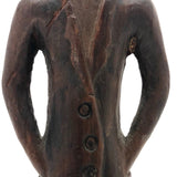 Wonderful Antique Folk Art Carving of Gentleman, Presumed Mid 19th Century