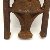 Marvelous Antique French Ironwork Madonna