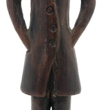 Wonderful Antique Folk Art Carving of Gentleman, Presumed Mid 19th Century