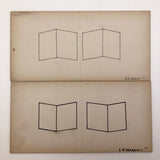 Set of Fifteen 1925 Signed Stereographic Drawings