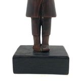 Wonderful Antique Folk Art Carving of Gentleman, Presumed Mid 19th Century