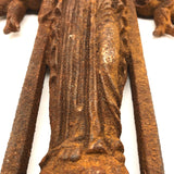 Marvelous Antique French Ironwork Madonna