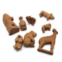 Sweet Family of Carved Animals