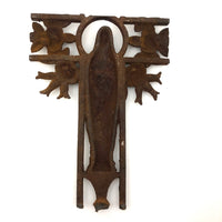 Marvelous Antique French Ironwork Madonna