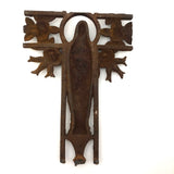 Marvelous Antique French Ironwork Madonna