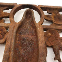 Marvelous Antique French Ironwork Madonna
