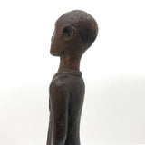 Wonderful Antique Folk Art Carving of Gentleman, Presumed Mid 19th Century