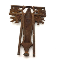 Marvelous Antique French Ironwork Madonna