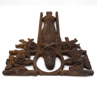 Marvelous Antique French Ironwork Madonna