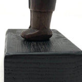Wonderful Antique Folk Art Carving of Gentleman, Presumed Mid 19th Century