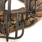 Old Leather and Steel Catcher's Mask, Earlyish 20th Century