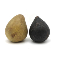 Beautifully Bruised Old Stone Fruit Pear + Lovely Black Fig, A Pair