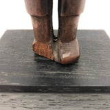 Wonderful Antique Folk Art Carving of Gentleman, Presumed Mid 19th Century