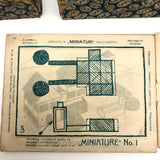 Zweifels Schweizerspielwar "Miniature No. 1"  Antique Wooden Block Set