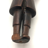 Wonderful Antique Folk Art Carving of Gentleman, Presumed Mid 19th Century