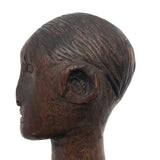 Wonderful Antique Folk Art Carving of Gentleman, Presumed Mid 19th Century