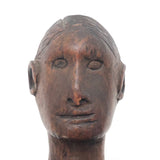 Wonderful Antique Folk Art Carving of Gentleman, Presumed Mid 19th Century