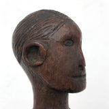 Wonderful Antique Folk Art Carving of Gentleman, Presumed Mid 19th Century