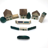 Zweifels Schweizerspielwar "Miniature No. 1"  Antique Wooden Block Set