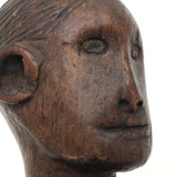 Wonderful Antique Folk Art Carving of Gentleman, Presumed Mid 19th Century