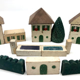 Zweifels Schweizerspielwar "Miniature No. 1"  Antique Wooden Block Set