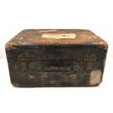 Amazing Glass Lantern Slides Carrying Case with Fantastic Patina