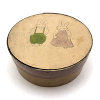 Hand-painted Old Bentwood Bunny Box