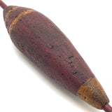 Large, Very Beautiful Antique Carved Wood and Cork Fishing Float
