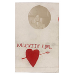 Delmer Morris' Valentine with Portrait for Opal Wright