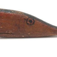 SOLD Elegant Old Hand-carved Wooden Ice Fishing Decoy