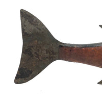 SOLD Elegant Old Hand-carved Wooden Ice Fishing Decoy