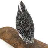 SOLD Delicately Carved and Painted Perched Quail by Maine Carver L.W Slevans