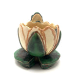Wonderful 1920s Weller Pottery Frog on Lily Pad Planter - repaired, but great