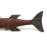 SOLD Elegant Old Hand-carved Wooden Ice Fishing Decoy